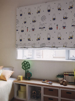 ▲FD50446miffy　ブルー　遮光2級 